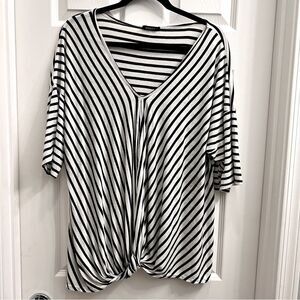 3 For $20 Heimish USA Striped Pullover Top  0007
